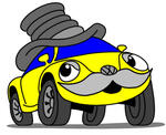 'Beep' cartoon car