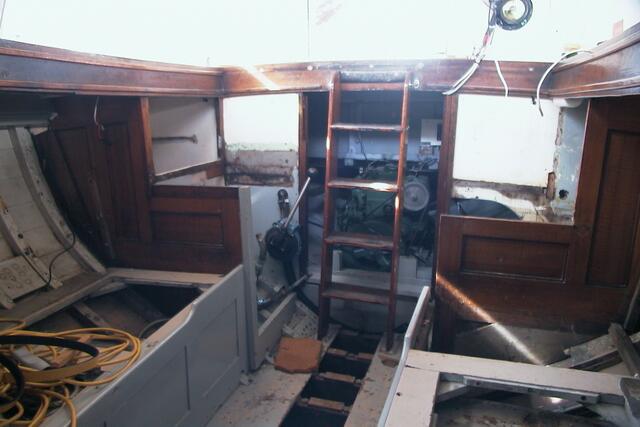 Stripped Interior aft