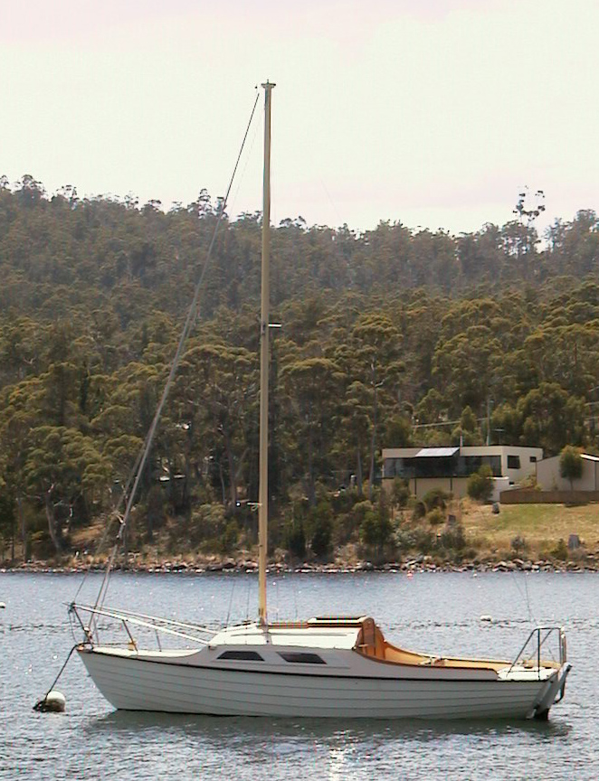 Meg on Mooring