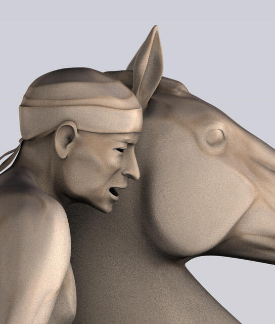 Stallion Rider detail