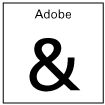 Adobe fake ampersand