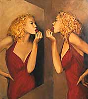 Evening out (1996), oil on canvas, 102 x 112cm. Private collection. 