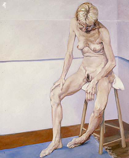 Nude portrait: Thin Woman